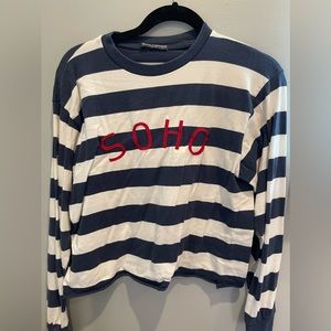 Brandy Melville/John Galt striped long sleeve